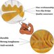 thumbnail image 2 of Guantes de cuero para jardinería para mujeres y hombres Guantes de trabajo de piel de vaca a prueba de espinas, 2 of 4