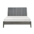 thumbnail image 3 of Pemberly Row Contemporary Wood California King Size Platform Bed in Gray, 3 of 9