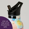 thumbnail image 3 of Highlights for Children Insulated Water Bottle for Kids, 20-Ounce Stainless Steel Water Bottles for Boys and Girls, Double Wall Vacuum Insulated, Kids Water Bottle for School Rainbow Unicorn - Pink, 3 of 6