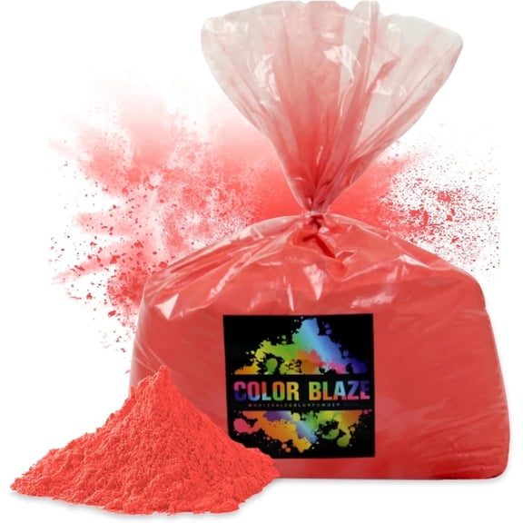 Color Powder Red - 5 Pounds - Ideal for Fun Runs, Holi Festivals, Color Wars, and More!