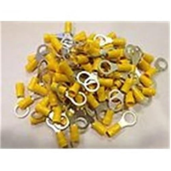 XSCORP RTT10Y 12-10 Gauge Crimpable Ring Terminals - Yellow