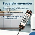 thumbnail image 4 of Grill & Oven Thermometer with Long Probe, Large Backlit Screen for BBQ, Roasting & Frying, 4 of 9