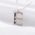 thumbnail image 5 of 925 Sterling Silver Initial Necklace pendent 26 Capital A-Z Letter Necklace Jewelry Gifts for Women Birthday/Anniversary Day/Party, 5 of 5