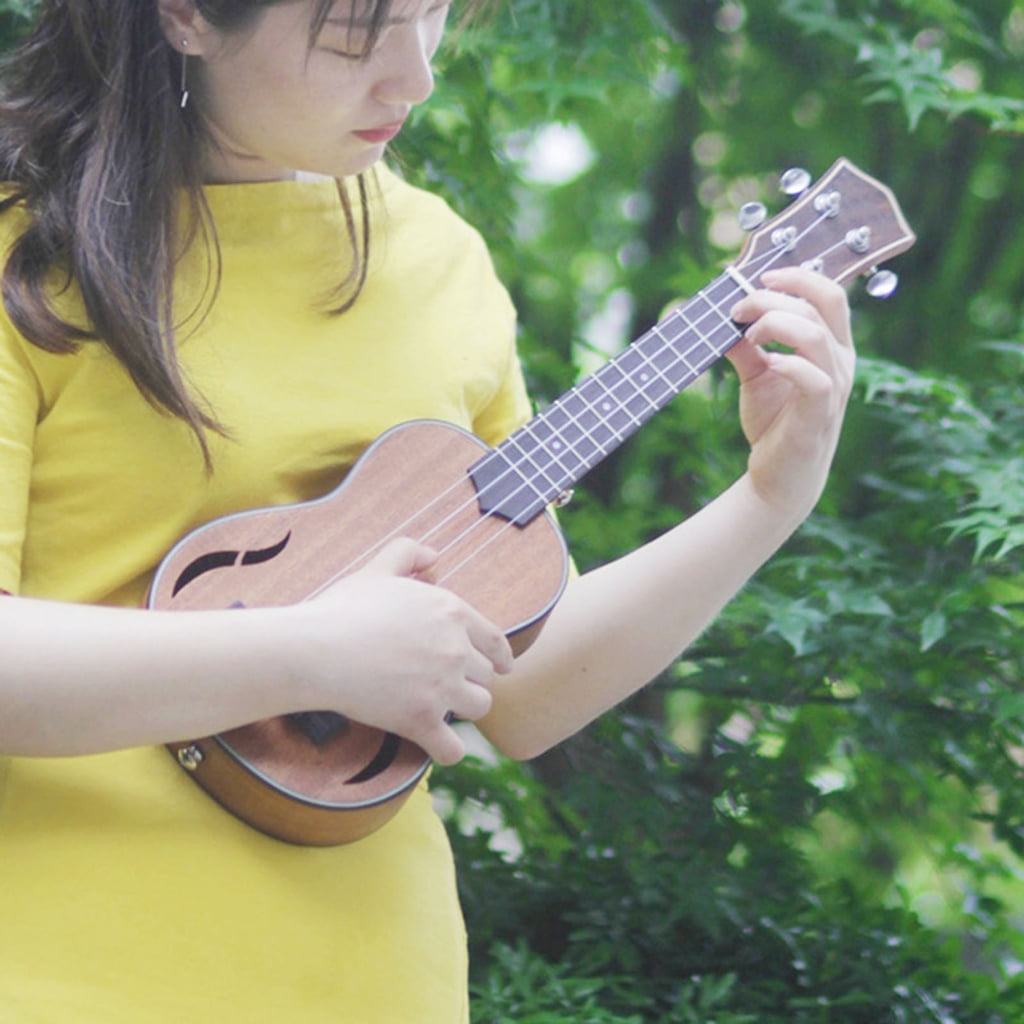 7829 21 Inch Wood Ukulele Guitar Soprano 4 Strings Musical Instruments Educational
