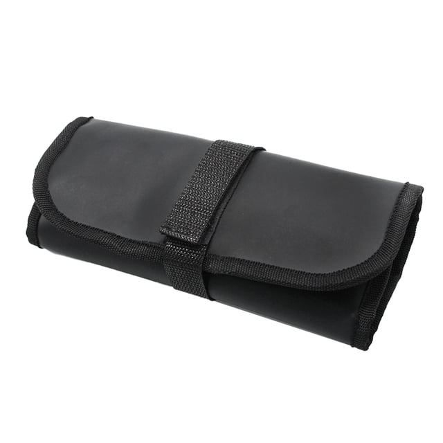 pitrice Bag Fishing Bait Lure Waterproof Storage Polyester Accessory Slots Pocket Adjustable Capacity Portable Convenient Blue Black