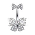 thumbnail image 4 of Belly Button Bow Body Piercing for Valentine's Day Anniversary Birth, 4 of 8