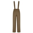 thumbnail image 5 of DailyTrove Women's High Waisted Straight Leg Pants - Slim Fit Trousers with Pockets for Office & Business Casual, 5 of 6