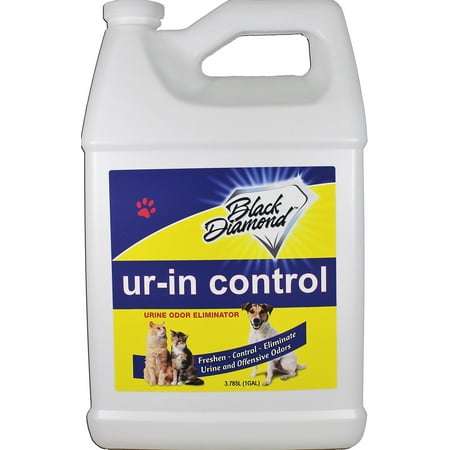 Ur-in Control Eliminates Urine Odors  Controls Cat Dog  Pet & Human Smells From Carpet Furniture Mattresses  Grout and Pet Bedding & Concrete. Biodegradable Enzymes. Gallon 1 (Best Way To Clean Dog Urine From Concrete)