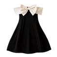 thumbnail image 3 of Summer Dresses Bow Tie Strapless Sleeveless Tutu Dress for Birthday Party Girls Dresses, 3 of 9