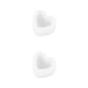thumbnail image 2 of Advancent Molde de silicona en forma de corazón preciso para crear artesanías de resina únicas Blanco Blanco L, 1 2Conjunto, 2 of 6