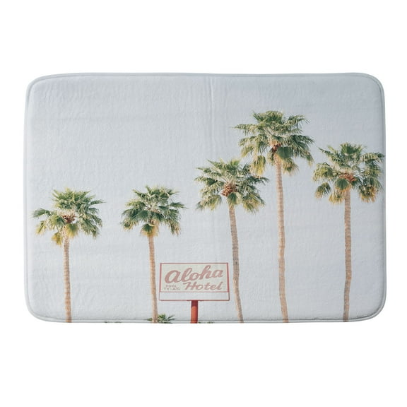 Society6 Aloha I by Sisi and Seb Bath Mat