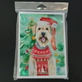 thumbnail image 3 of Wheaten Terrier Christmas Greeting Cards Pack of 8 7 in x 5 in, 3 of 3