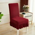 thumbnail image 2 of Chair Covers Heavy Duty | Elastic Spandex Universal Slipcovers for Dining, Office, Event Chairs | Washable Polyester, Fits 15-21 in, Durable Stain Guard | Multiple Colors, 2 of 8