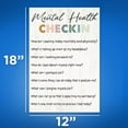 thumbnail image 2 of Mental Health Checkin Poster - Positive Empowering Thoughts - Counselor Therapy Therapist Wall Art Decor - 12 x 18 Inch Poster - Unframed - Premium 100lb Gloss - Made In USA - BMCP0145, 2 of 5