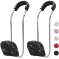thumbnail image 1 of Gancho para reposacabezas de coche negro, accesorios para automóvil con brillantes, gancho de metal para reposacabezas de asiento trasero GM con diamantes de imitación, 1 of 5
