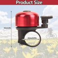 thumbnail image 5 of Bike Bell Bicycle Bell with Loud Crisp Clear Sound, Road and Mountain Bike Bell (red), 5 of 5