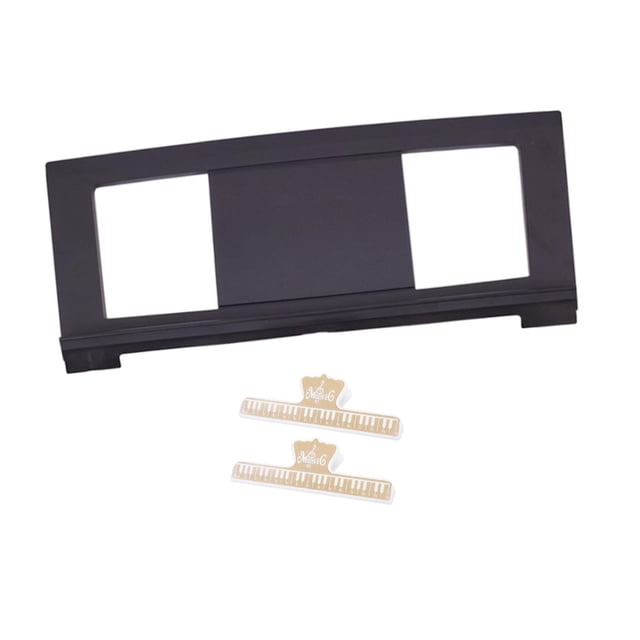 relayinert Support de Partitions Professionnel Assure Que la Partition Reste en Place pendant les Performances Support pour Partitions Clips Dorés 47,5x20cm