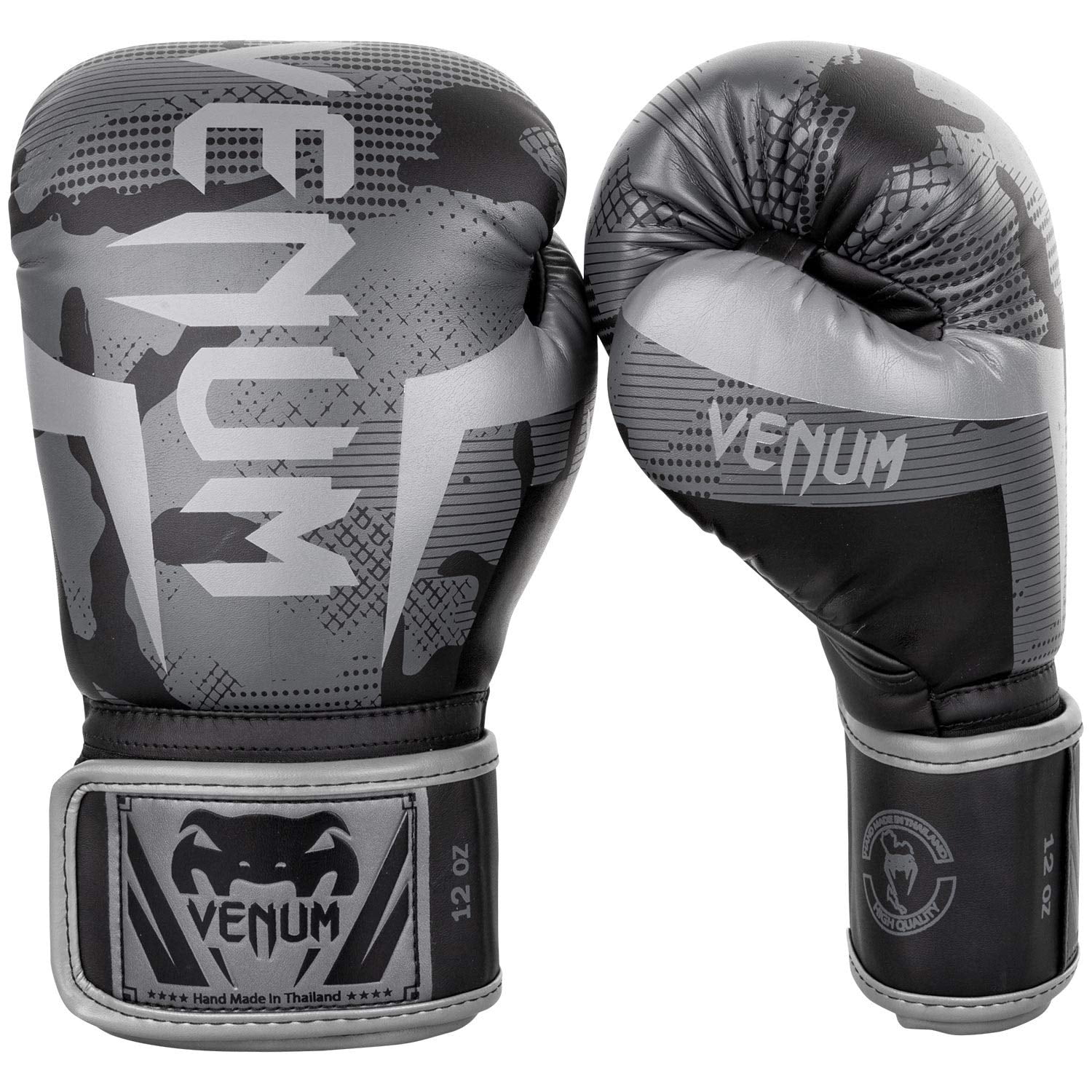 Venum Elite Boxing Gloves - Black/Dark camo - 10oz - Walmart.ca