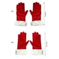 thumbnail image 3 of Aellinatey Women Cosplay Santa Gloves Warm Mittens LED White Cuffs Full Finger Gloves, 3 of 12