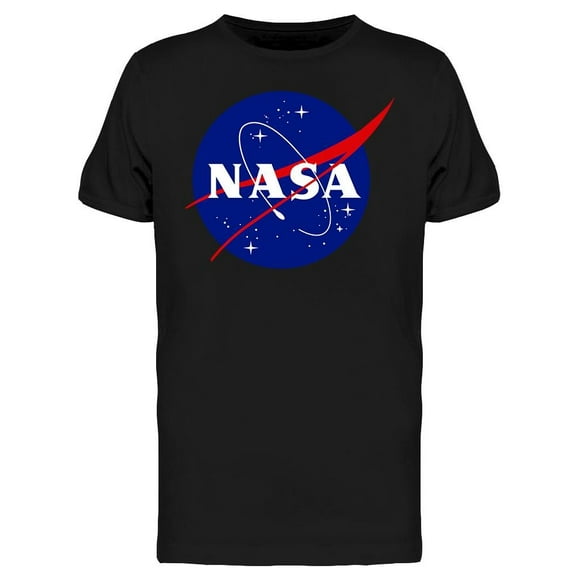 Playera NASA Para Hombre - Logo Espacio y Estrellas Nasa T-shirt