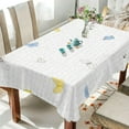 thumbnail image 4 of Cute Butterfly Rectangle Tablecloth, Dust Proof Anti Wrinkle Wipeable Table Cloth Tabletop foration of Dinner Kitchen Wedding Holiday Party 60"x90" Decor Gift, 4 of 7