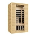 thumbnail image 1 of Blisspod 2-Person Far Infrared Sauna, Canadian Hemlock, Very Low EMF, 4 Heaters, 1 of 10