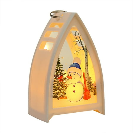 

WIQUOKETT Hut Design Electronic Christmas Decorations LED Light New Children s Hand Held Gift Window Display Pendant LED Night Light for Christmas Decoration