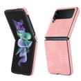 thumbnail image 1 of TECH CIRCLE for Samsung Galaxy Z Flip 4 6.7" 2022 Folding Case, Lightweight Premium PU Leather Heavy Duty Full Body Protective Case for Samsung Z Flip 4 Ladies & Women & Men, Pink, 1 of 8