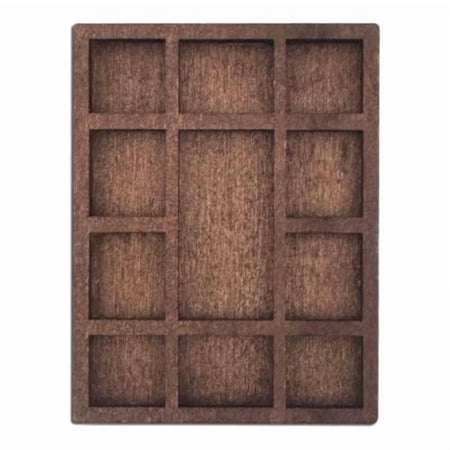 JunZheHub 2xMiniature Trinket Shelf Wood Jewelry Display Tray for Office Dollhouse Craft Style A