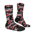 thumbnail image 3 of Uemuo Fire and Rescue Truck Pattern Women's Crew Socks, Soft Durable Breathable Moisture-Wicking with Odor Control Cotton socks, 3 of 9