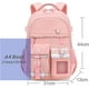 thumbnail image 2 of Lindas mochilas escolares para niñas, ligeras, estéticas, para viajes, para niñas de 6 a 12 años, 2 of 5