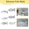 thumbnail image 3 of Silicone Fish Mold Candlestick Holder Candlestick Decora Casting Moulds' P7R3, 3 of 8
