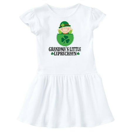 

Inktastic Irish Grandma Little Leprechaun Gift Toddler Girl Dress