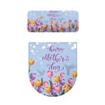 thumbnail image 2 of HELLHERO Mother's Day Stylish - Elastic Bottom, Fits All Toilet Shapes Toilet Protector Cover for Hotel, Soft, 2 of 5