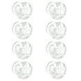 thumbnail image 1 of SHOWERORO 8Pcs Acrylic Handles For Cabinet Doors Elegant Delicate Update, 1 of 6