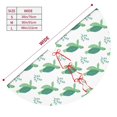 thumbnail image 3 of Cauagu 30" Christmas Tree Skirt Turtle Pattern Christmas Tree Decorations Tree Mat for Xmas Decorations Occasion Holiday Home Decor -30", 3 of 7