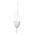thumbnail image 4 of Cesta colgante para plantas colgantes con autorriego y memoria de agua, color blanco, automática Cuerda de algodón, 4 of 9