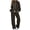 Black & Gold Polka Dot, variant on Christmas Icons Checkered Wide Leg Womens Sweatsuits 2 Piece Set, Soft Elastic Drawstring Double Sided Cloth Women's Loungewear Set for Daily Shopping Trip