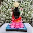 thumbnail image 2 of Large Lakshmi Ma Statue in Marble Dust Indian Handmade Goddess Lakshmi Ma Idol Laxmi Sculpture Hindu Diwali Pooja Statue Lakshmi Figurine Goddess of Wealth & Money Temple Decor - AtoZ India Cart, 2 of 5