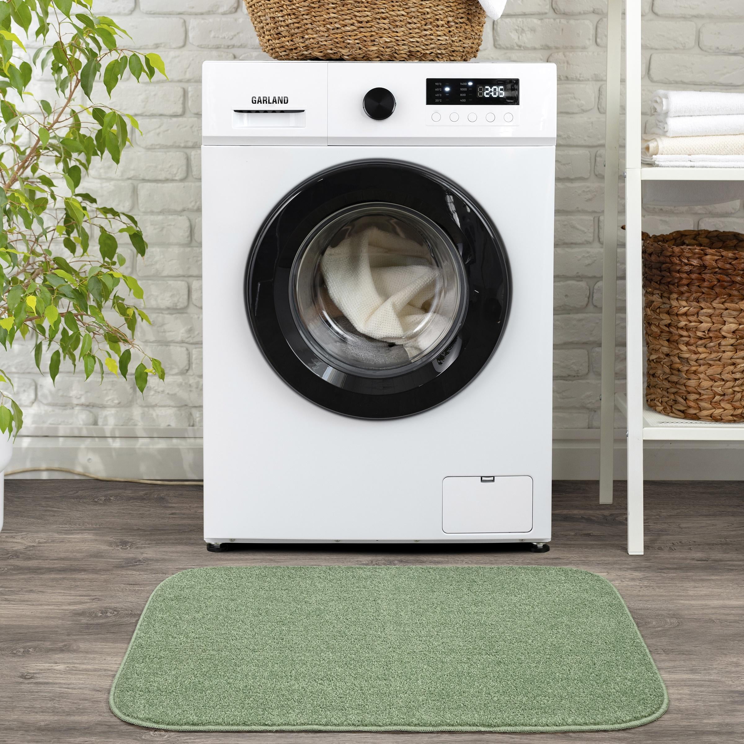Garland Rug Gramercy Washable Polypropylene Deep Fern Bath Rug, 24" x 40"