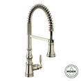thumbnail image 4 of Moen S73104SRS Weymouth Single Handle Pull Down Kitchen Faucet in Spot Resist Stainless, 4 of 7