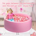 thumbnail image 5 of Auksay Foam Ball Pit for Kids Toddlers Babies,Upgrade One-Piece Sew Toddler Ball Pits,Round Soft Memory Foam Baby Ball Pit,Ball Pit for Ball Pit Balls Ball Pool Playpens,Easy Clean(Ball NOT Include), 5 of 8