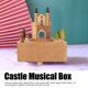 thumbnail image 5 of Caja musical de madera caja de música Castillo Rotación directa Exquisitamente elaborada Textura de madera transparente Artesanía de madera para artesanía para regalos del ANGGREK Otros, 5 of 8