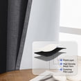 thumbnail image 3 of JIATER Blackout Curtains Set of 2 Panels for Bedroom Living Room 52 x 72 inch,Thermal Insulated Room Darkening Blackout Curtains with Grommet,Gray, 3 of 7
