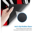 thumbnail image 5 of Black White Red Abstract Gaming Mouse Pad Extended Large Mouse Mat 31.5 X 11.8 Inch Nonslip Rubber Base Long Desk Pad Stitched Edges Mousepad Mice Pad for Office Home Game, 5 of 6