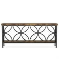 thumbnail image 2 of Demi Bonn 2-Tier Console Table, 70.9"dustrial Sofa Table Behind Couch, Foyer Display Table, Brown, 2 of 5