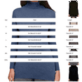 thumbnail image 3 of Comdrip Hauts à Col Roulé pour Femmes Col Haut Asymétrique Chandail à Épaules Tombantes Manches Longues Mode Décontractée chandail-Over Automne 2025, Marron 2TG, 3 of 5