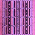 thumbnail image 1 of Ahgly Company Indoor Square Solid Purple Modern Area Rugs, 6' Square, 1 of 4
