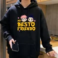 thumbnail image 1 of Sudaderas con capucha de Anime japonés Besto, ropa de Friendo, ropa de calle Kawaii de dibujos animados, Unisex, 90s, 1 of 1