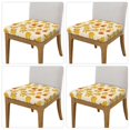 thumbnail image 2 of KLL Cute Chicken Pattern Seat Covers for Dining Room Chairs,Washable Chair Seat Chair Covers Seat Protector-Four Pieces, 2 of 7